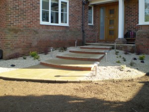 Front Garden Steps (after shot)